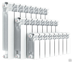  Радиатор биметаллический 20 секц, ширина 1600мм, RIFAR  2780Вт подк. боковое (930350039) со склада Проконсим в Ростове-на-Дону
