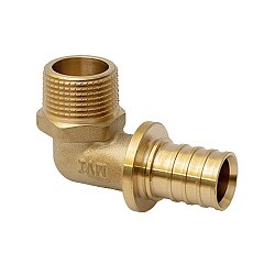  Угольник латунный под надвижную гильзу PEX-НР 20-1/2'' MVI SF.432.0504 (922102362) со склада Проконсим в Ростове-на-Дону