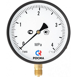 Акция! Манометр Росма ТМ-610Р 1,6 кгс/см2 150мм М20х1,5 (923200842) со склада Проконсим в Ростове-на-Дону